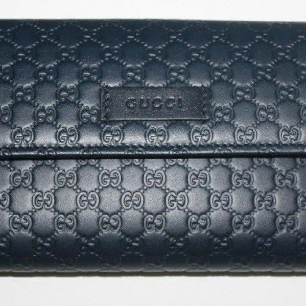 Gucci GG MICROGUCCISSIMA Wallet in Navy!!! BEAUTIFUL!!!! :))))) - Picture 2 of 8